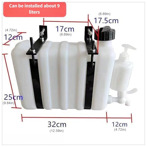 Quick Access Portable Water Tanks for Truckers Hand Washing Outdoor Sanitation Easy Mount Water Storage Tanks with Faucet Outdoor - Image 4