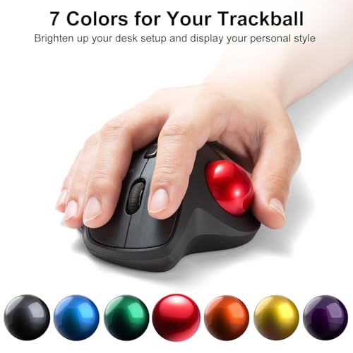 Image of SANWA 34mm /1.34in Trackball, Replacement Ball for Logitech m575, m570, MX Ergo, Perixx, Kensington, Elecom, and Other Compatible Trackball Mouse, Glossy Yellow