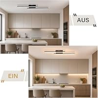Glitzerlife LED Deckenlampe Küche Deckenleuchte Flur Küchenlampe Modern – Ansicht 2