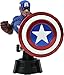 DIAMOND SELECT TOYS Marvel Comics: Captain America 1:7 Scale Resin Bust, Multicolor, 6 inches
