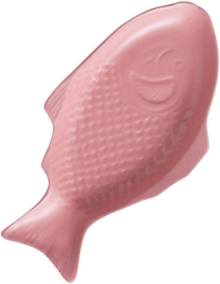 Exquisito plato llano de doble propósito, 1PC Vajilla de cerámica Plato creativo Plato en forma de pescado Almacenamiento Sartén de pescado for restaurante Cena en el hogar Cocina duradera Platos for