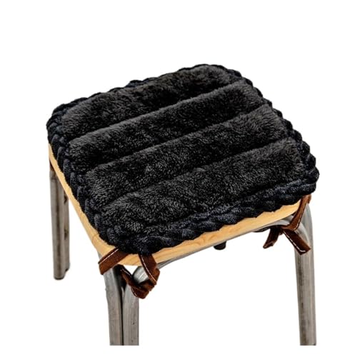 cojín de silla con respaldo, Preciosa alfombrilla trasera de cojín for silla de felpa, cojines de asiento en oferta, sillas de cocina, alfombrilla suave for cojines de silla de comedor, almofada decor