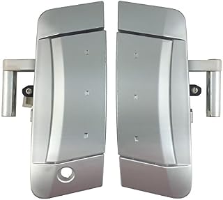 IAMAUTO 69437 Front PAIR Left and Right Exterior Outside Outer Silver Door Handle