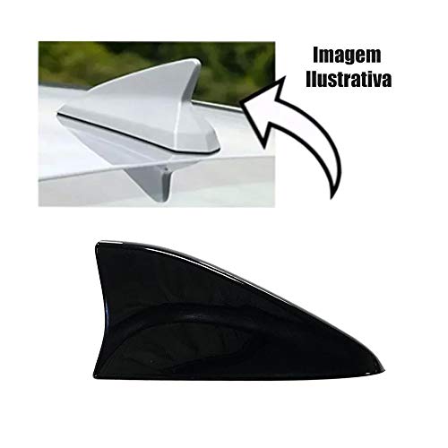 Antena Esportiva Automotiva de Teto Tubarão Shark Universal Funcional
