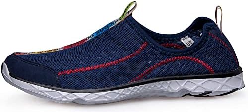Zhuanglin Women's Quick Drying Aqua Water Shoes Size 7.5 B(M) US Dark Blue,Dark Blue,7.5 B(M) US
