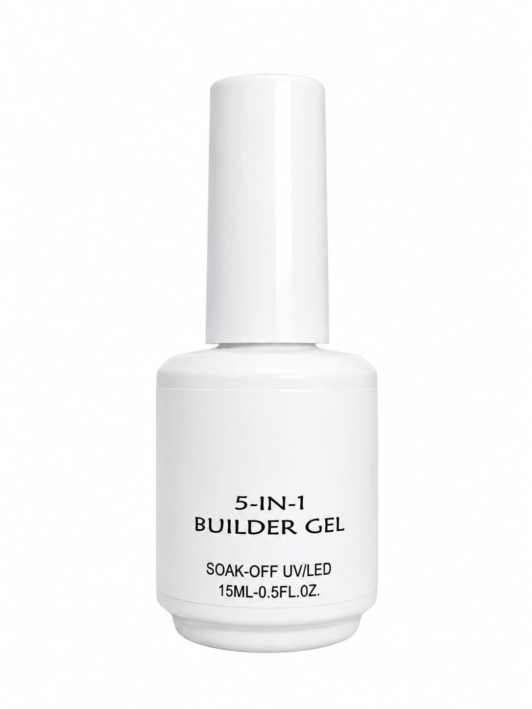 5-in-1 Builder Gel for Nails, 15ml Soak Off UV/LED Nail Extension Gel, Self-Leveling Strengthening Gel for Nail Extensions, Overlay, Sculpting and Natural Nail Reinforcement-image-10