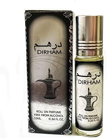 Genuine Dirham 10ml Attar Perfume Oil Roll On Alcohol Free Smell