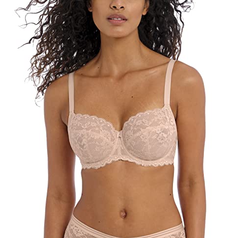 Freya Sujetador de soporte lateral con aros para mujer, Beige natural, 70H