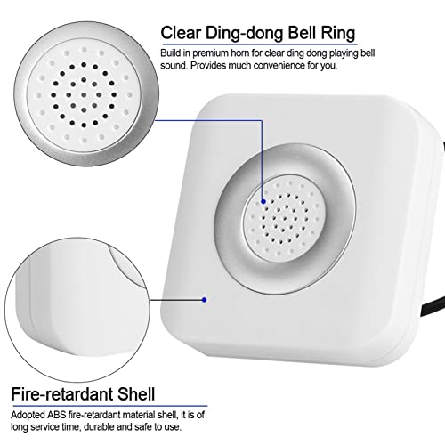 Wired Door Chimes DC 12V Safe Electrical Bells Ringer Alarm for Home Office Access Control System - Image 3