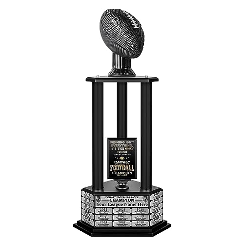 Image of TrophySmack 19-Year Perpetual Fantasy Football Trophy, Custom Engraved