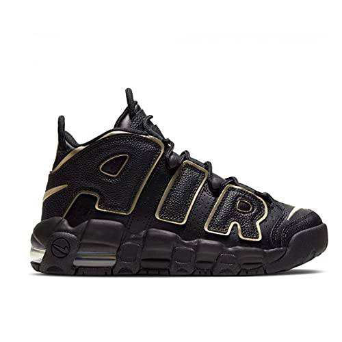 Nike Air More Uptempo GS 'Black Gold Star' DD3038-001 (6.5Y, Numeric_6_Point_5)3