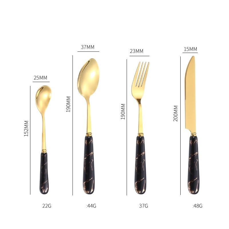 Set Cuchillos Cocina 24 Piezas Acero Inox miniatura 2