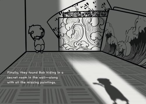 Shadows on the Gallery Floor: Una novela gráfica de misterio detectivesco para edades de 7 a 12 años miniatura 5
