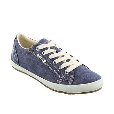 Taos Star Women's Sneaker - Iconic Style with Canvas Design for Everyday Adventures - Custom Fit Lacing and Premium Removable Footbed with Arch Support for All Day Comfort