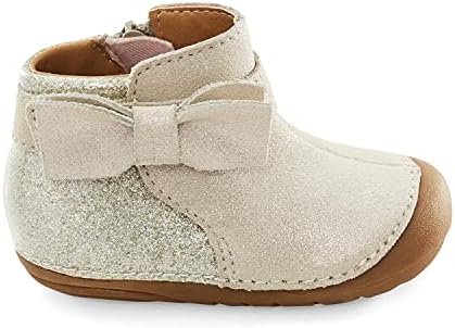 Stride Rite Baby Girls Soft Motion Genevieve First Walker Shoe, Champagne, 3 Wide Infant | Image 1