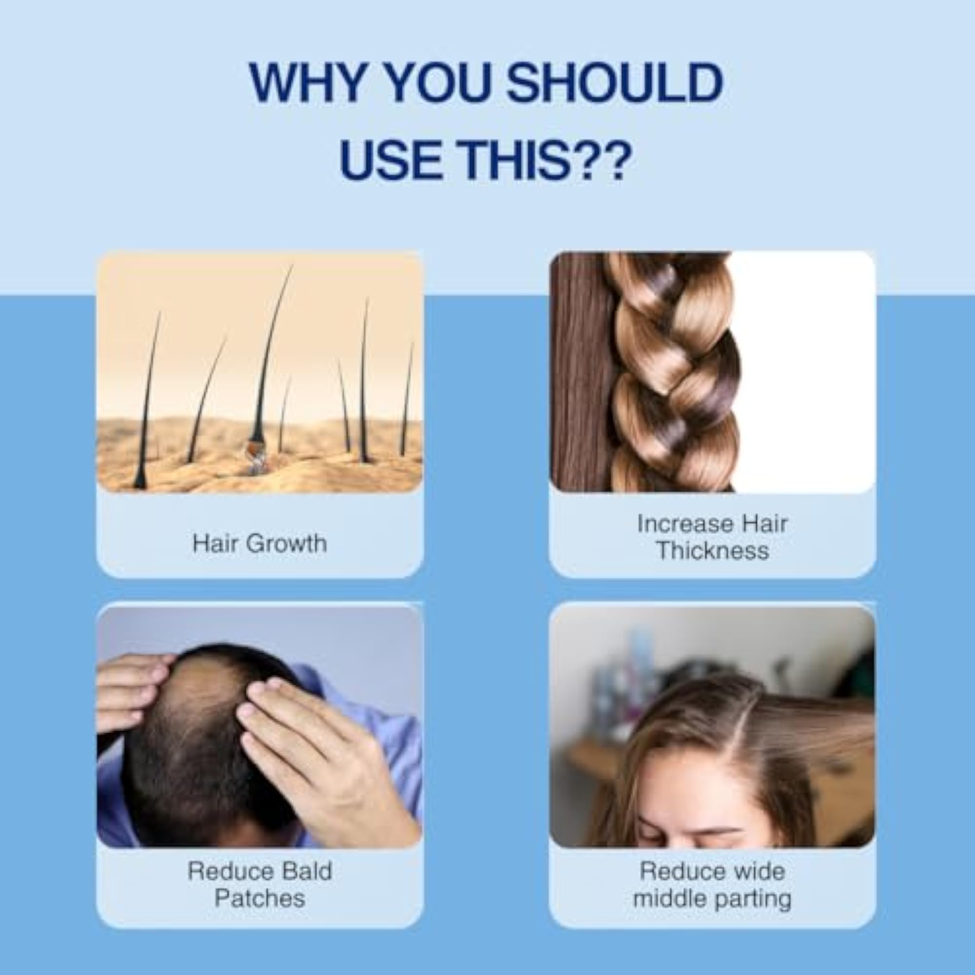 Advanced Hair Growth Serum 50ml, Controls Hair Fall