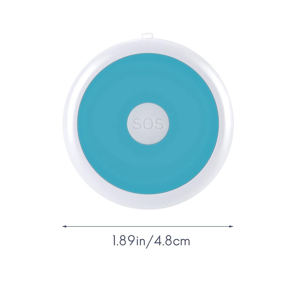Localizzatore GPS 4G Allarme Personale di Risposta alle Emergenze Blu ABS + PC Localizzatore Sicuro per Bambini con Funzione di Conversazione per Bambini Anziani