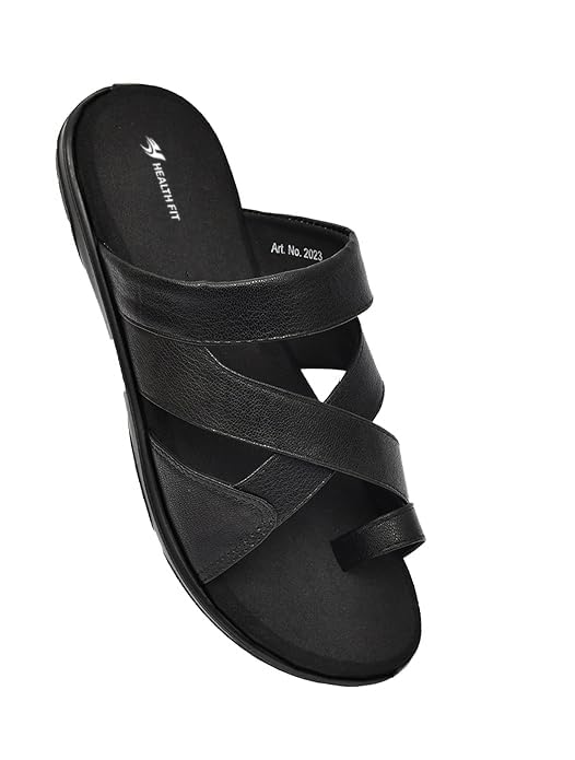 Image of HEALTH FIT Extra Soft Diabetic & Orthopedic Slippers /Doctor Chappal & Foortwear-Men