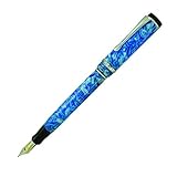 Conklin Duragraph Fountain Pen - Broad Nib Fountain Pen, Ice Blue (CK71350: CK7154)