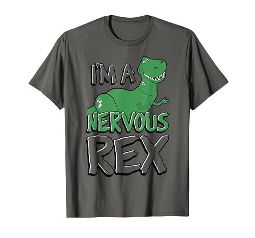 T-shirt Toy Story Rex pour homme en coton vert taille L