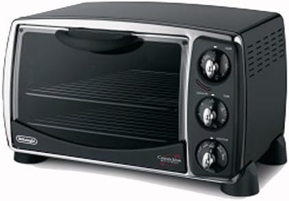Amazon.com: DeLonghi as1870b horno de convección con asador, color negro y  chapado en cromo : Hogar y Cocina