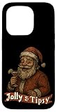 Babbo Natale Ubriaco Design Umorismo Festivo