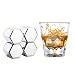 Cubi di ghiaccio riutilizzabili, 4 pezzi, forma esagonale, in acciaio inox, cubetti di ghiaccio, cubetti di ghiaccio per gin, whisky, rum, vodka, vino