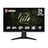 MSI MAG 245F X24 24-Inch Gaming Monitor, 1920x1080 FHD, Rapid IPS, 240Hz, 0.5ms, HDR Ready, AMD FreeSync™ Premium, Eye Care, AI Vision, HDMI 2.0b, DP 1.2a, Frame-Less, Vesa Mount, Black