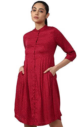 Image of Van Heusen Women's Polyester Modern Mid-Thigh Length Dress
