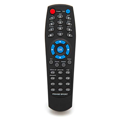 Fringe Sport Gym Timer Remote Control for No Limits Timer - Replacement for Lost or Broken Remote for Home Gym Clocks, No Limits Timer Compatibility, Remote for Workout Clock for Fitness Training