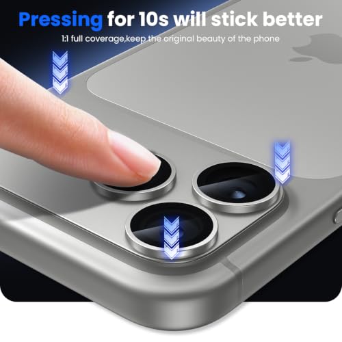 Image of WSKEN for 18 Pro Max Camera Lens Protector for iPhone - Military Grade