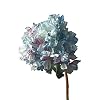 RSTYS Zijde Hortensia, 5 Stks Zijde Hortensia Bloemen met Stengels Kunstbloemen Hortensia Bloemen voor Bruiloft Centerpiece Home Decor- Blauw