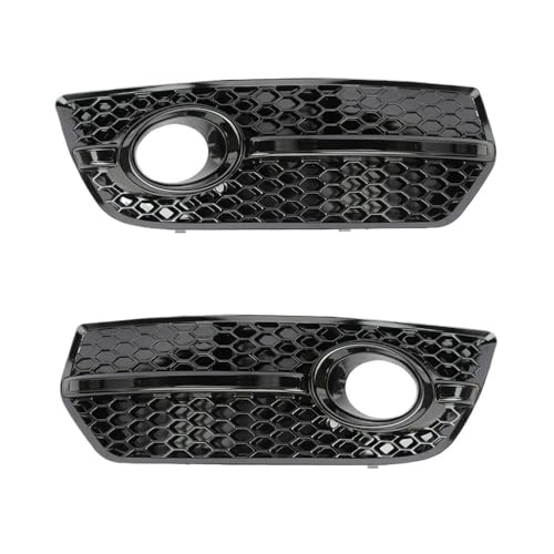 Grille de calandre voiture Q5 2010 2011 | Cache phare antibrouillard noir 8R0807681E