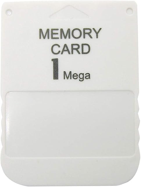 Gamer Gear 1MB PS1 15 Block Memory Card (PlayStation 1, PS One, PSX, PS2) Grey