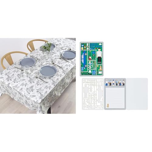 �y���̓��Z�b�g�z�X�^�C���f�R�[��(STYLE Decor) �e�[�u���N���X ���~�l�[�g �r�j�[�� �h�� �k�� 120cm×150cm ������� ���C���b�N ���m�N���[�� W4804300+�T�����I ���b�Z�[�W�J�[�h ���̓� �v�����f����