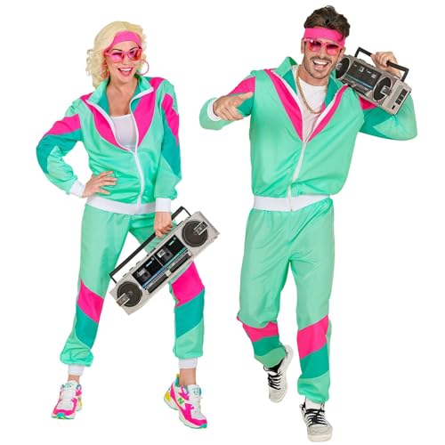 W WIDMANN MILANO Party Fashion - Kostüm Trainingsanzug, Vintage-Style,...