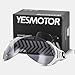 Yesmotor 3/4 Helmet Visors, Model 618-Visors Easy Replacement & High Definition Half Helmet Visor Attachment.