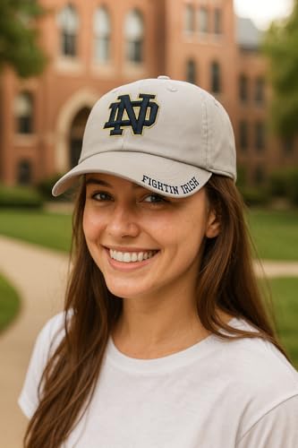 Gorra Notre Dame con logo bordado y ajuste clásico miniatura 3