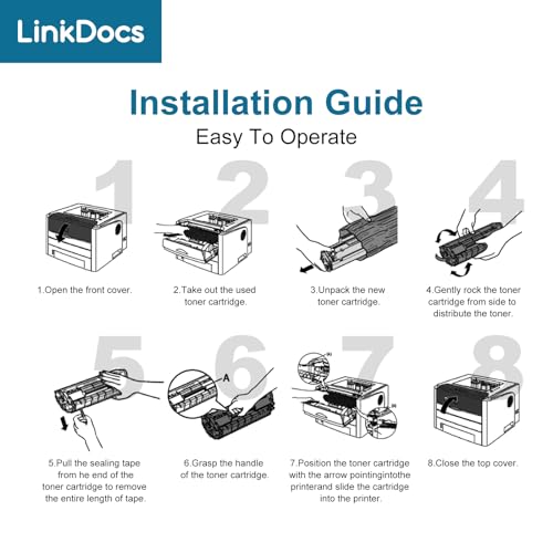 Image of LinkDocs 128 CRG-128 Toner Cartridge Replacement for Canon 128 CRG-128 3500B001AA Used with Canon ImageCLASS D530 D550 MF4570dw MF4770n MF4880dw MF4890dw MF4450 MF4420n FaxPhone L190 L100 Printer