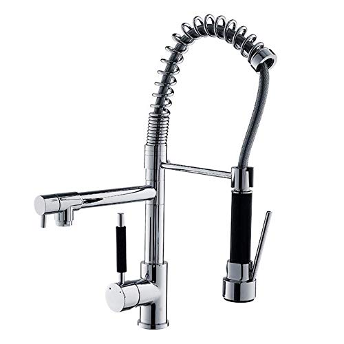 Robinet de cuisine robinet d'évier bi-fluide eau chaude et froide