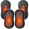 OUTJUT Dual-Sided Hand Warmers Rechargeable 24000mAh, Electric Hand Warmer Split 4 Pack, Portable Pocket Warmer Reusable 3 Quick Heating Modes, Ideal Warm Gift for Golf, Camping, Hiking and Skiing