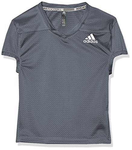 adidas Boy's Practice Football Jersey Onix/White Medium