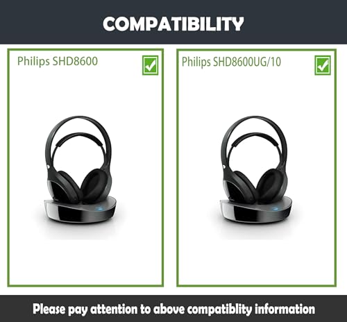 Coussinets pour Philips SHD8600 en mousse à mémoire de forme