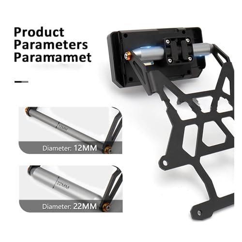 Support téléphone moto pour Xmax 300 2023 avec chargeur sans fil USB
