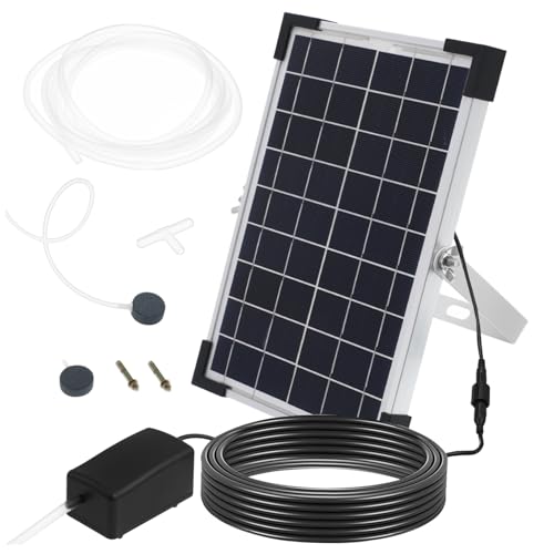 Pompe à air solaire pour bassin extérieur étanche et aérateur étang poissons