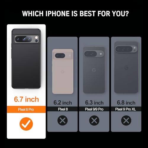 Coque rigide Google Pixel 8 Pro légère et mate pour le quotidien urbain - 7