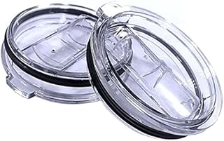 20 oz Tumbler Lids, 2 Pcs Cover Replacemen Spill-Proof Splash Resistant Travel Mug