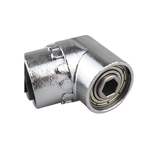 HALJIA Hoekschroevendraaier opzetstuk adapter met 1/4 inch 105 graden snelwissel- en magnetische bithouder, hoekschroevendraaier hoektransmissie - Afbeelding 4