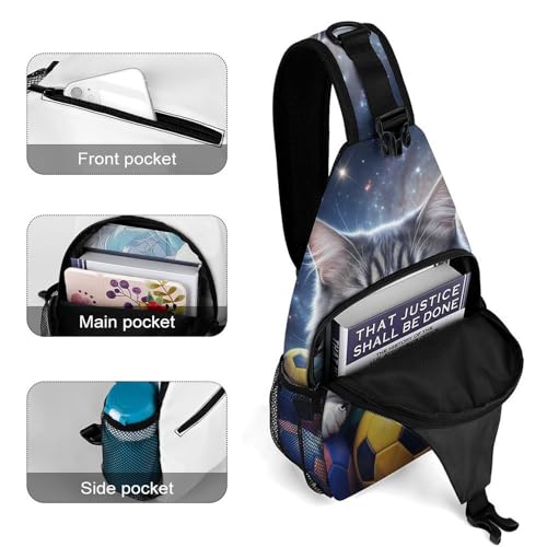 Mochila crossbody compacta para viaje y senderismo miniatura 4