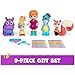Vida the Vet, Check Up & Care Friendship Pack with 5 Action Figures, Stethoscope, Headlamp, & Sticker Sheets, Kids Toys for Girls & Boys Ages 3 and up